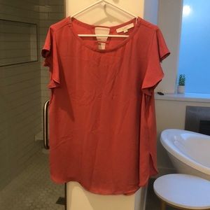 Loft Flutter Sleeve Top